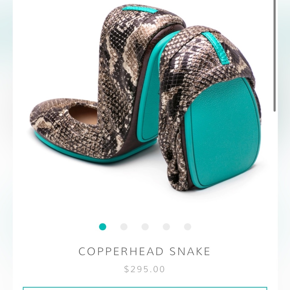 Tieks COPPERHEAD SNAKE size 8